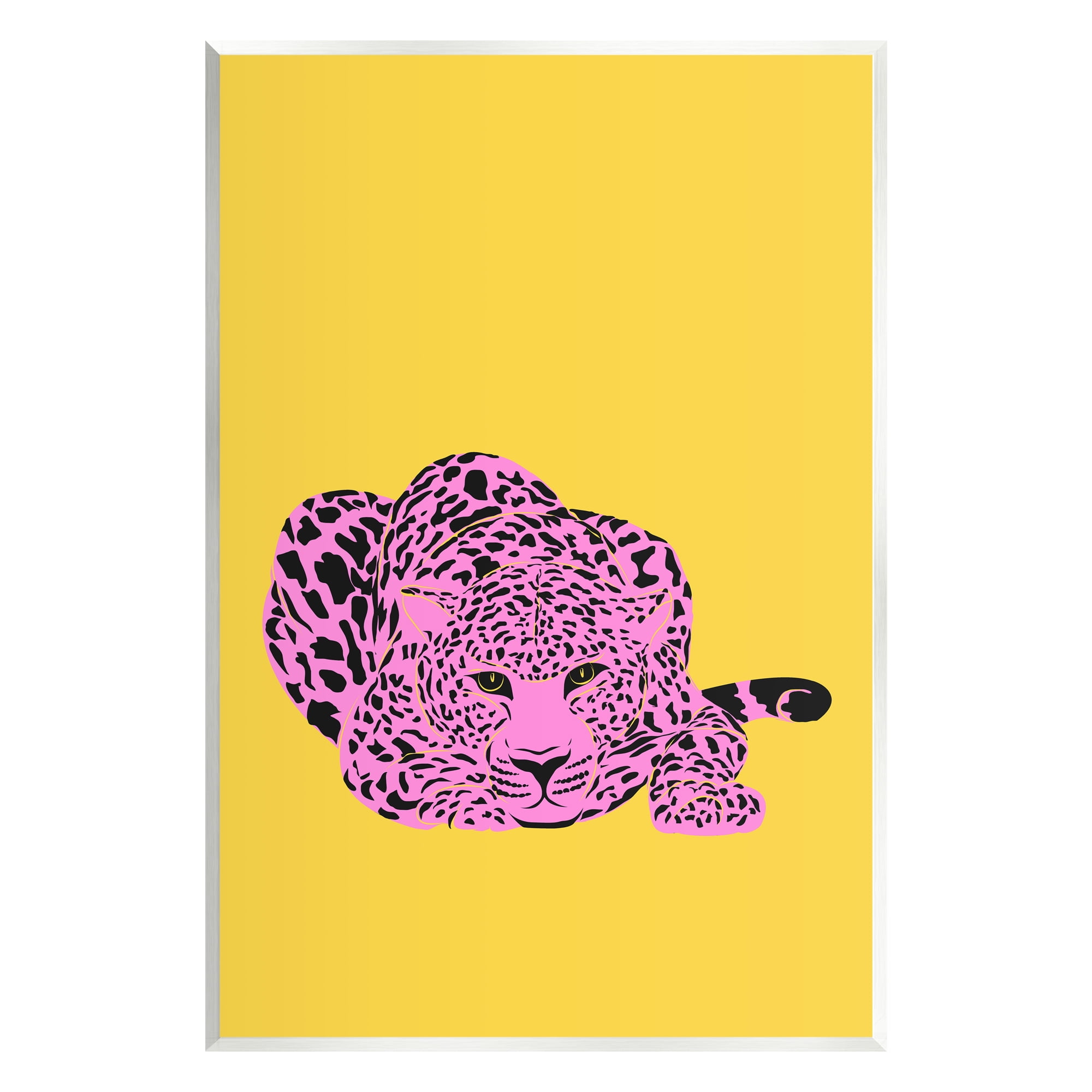 Stupell Industries Pop Style Leopard Animals & Insects Painting Unframed Art Print Wall Art, 13 x 19