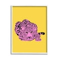 thumbnail image 1 of Stupell Industries Pop Style Leopard Animals & Insects Painting White Framed Art Print Wall Art, 11 x 14, 1 of 9