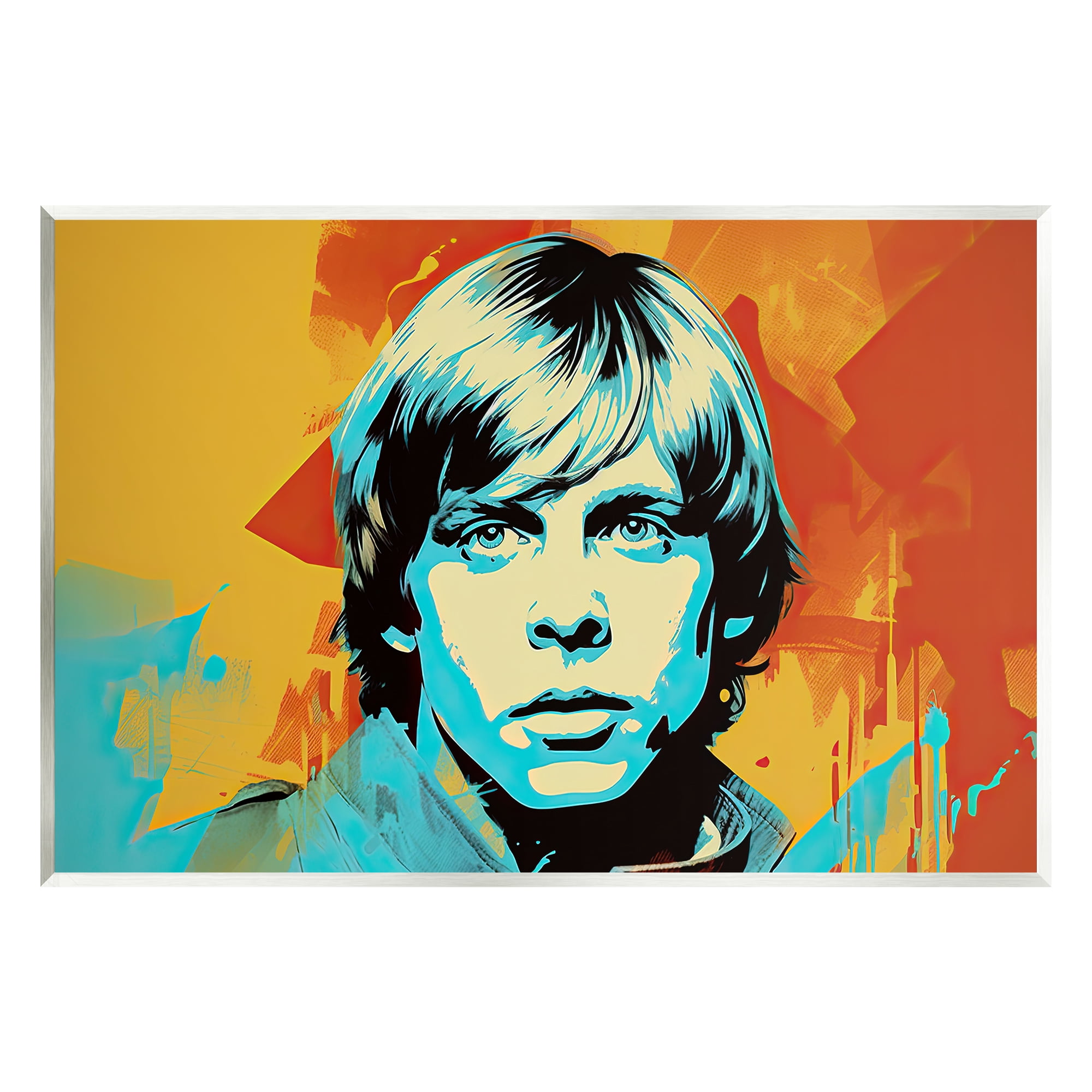 Stupell Industries Pop Style Luke Portrait Fairy Tales & Fantasy Painting Unframed Art Print Wall Art, 19 x 13