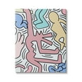 thumbnail image 1 of Stupell Industries Pop Style Pastel People Squiggle Lines Design Canvas Wall Art, 30 x 40, Design by Ros Ruseva, 1 of 5