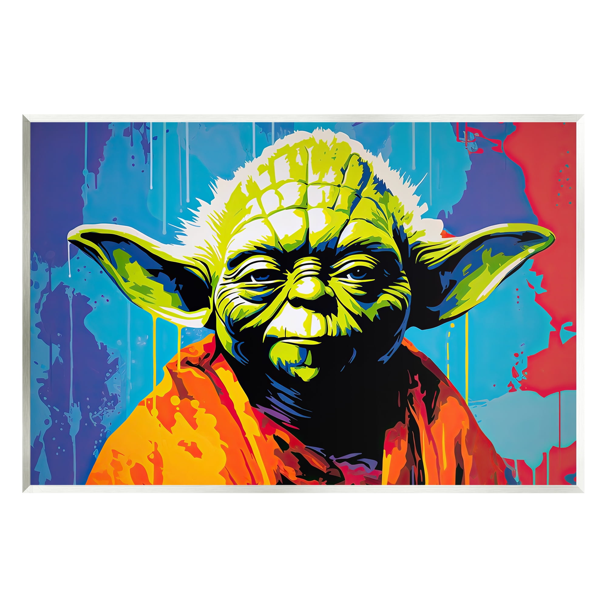 Stupell Industries Pop Style Sci-Fi Creature Fairy Tales & Fantasy Painting Unframed Art Print Wall Art, 19 x 13