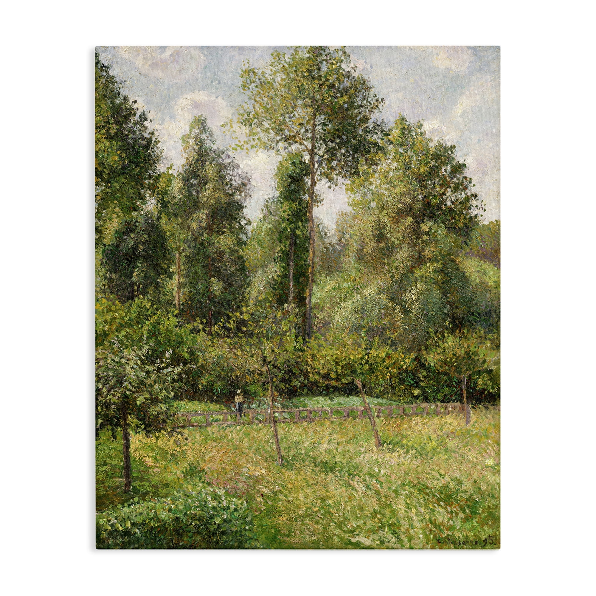 Stupell Industries Poplars Classic Landscape Canvas Wall Art, design by Camille Pissarro