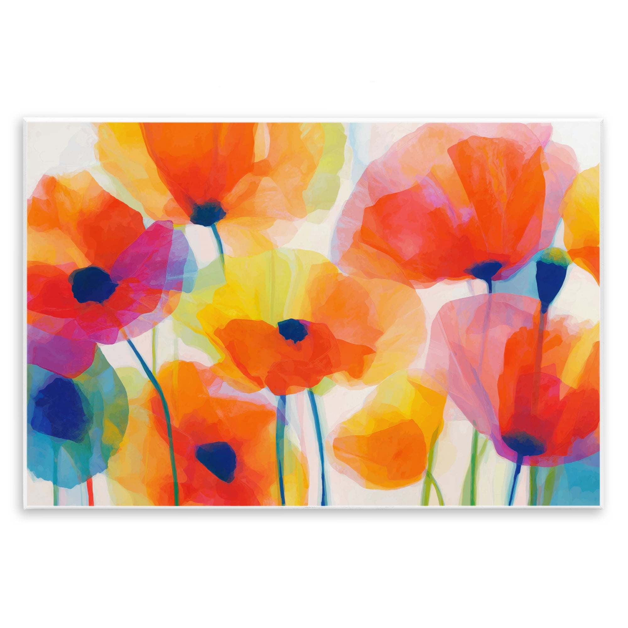 Stupell Industries Poppies At Golden Hour Wall Plaque Art, design by Chromatic Storm Studio