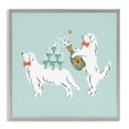 thumbnail image 1 of Stupell Industries Popping Champagne Dogs Gray Framed Giclee Art design by Krissy Mast, 17 x 17, 1 of 8