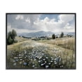thumbnail image 1 of Stupell Industries Traditional Poppy Blues Across Meadow Black Framed Giclee Art, 30 x 24, by Franklyn Gregory, 1 of 8