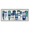 thumbnail image 1 of Stupell Industries Port Oars Nautical Blue Patterns Graphic Art Gray Framed Art Print Wall Art, Design by Paul Brent, 1 of 8