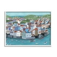 thumbnail image 1 of Stupell Industries Port Town Neighborhood Ocean View City Illustration , 20 x 16, Design by Carla Daly, 1 of 5