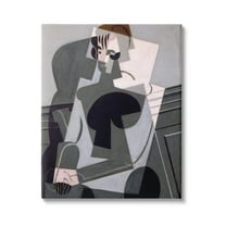 Stupell Industries Portrait de Madame Josette Juan Gris Classic Abstract Painting Painting Gallery Wrapped Canvas Print Wall Art, Design by one1000paintings
