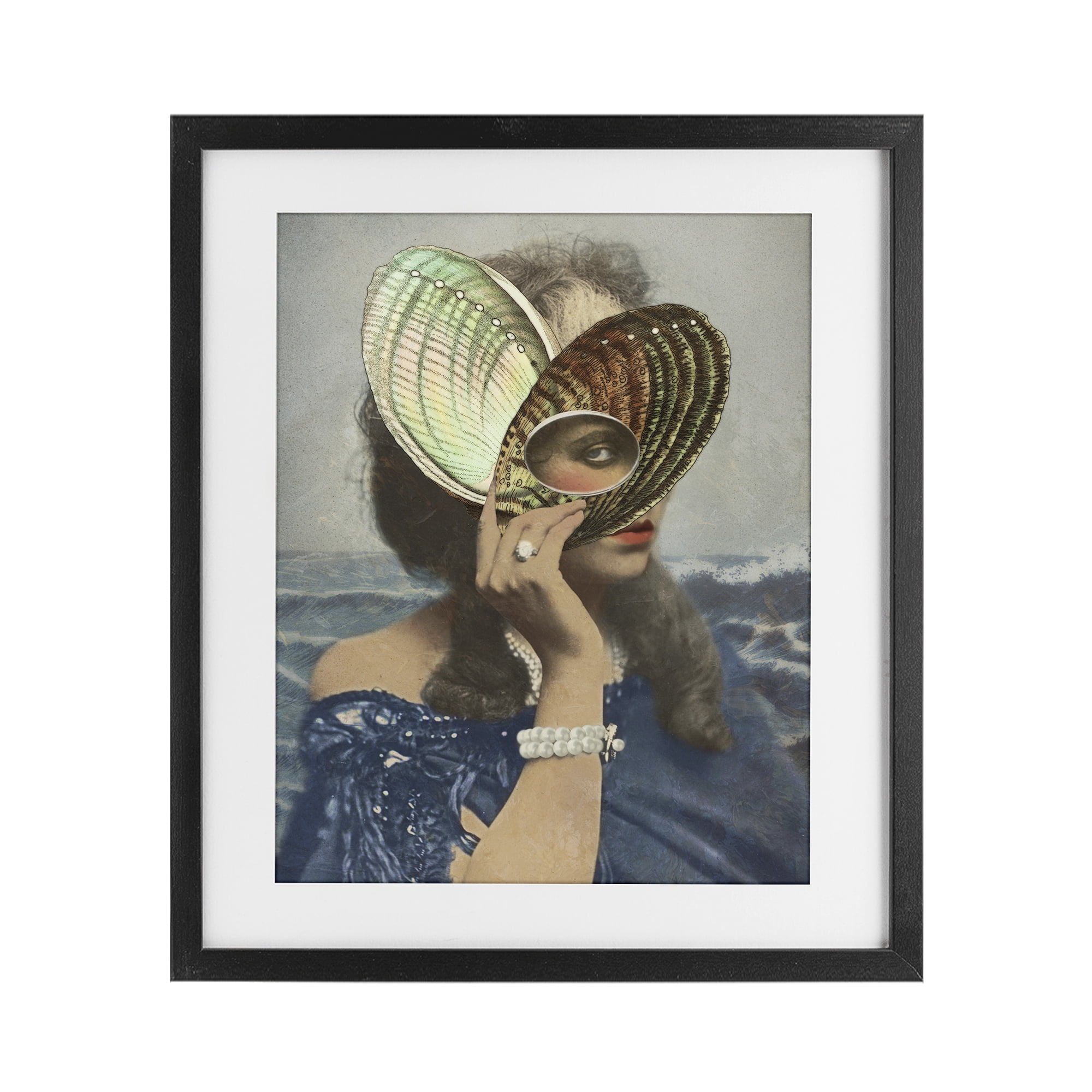 Stupell Industries Portrait of Naturalist Black Framed Print Under Glass, design by Victoria Barnes