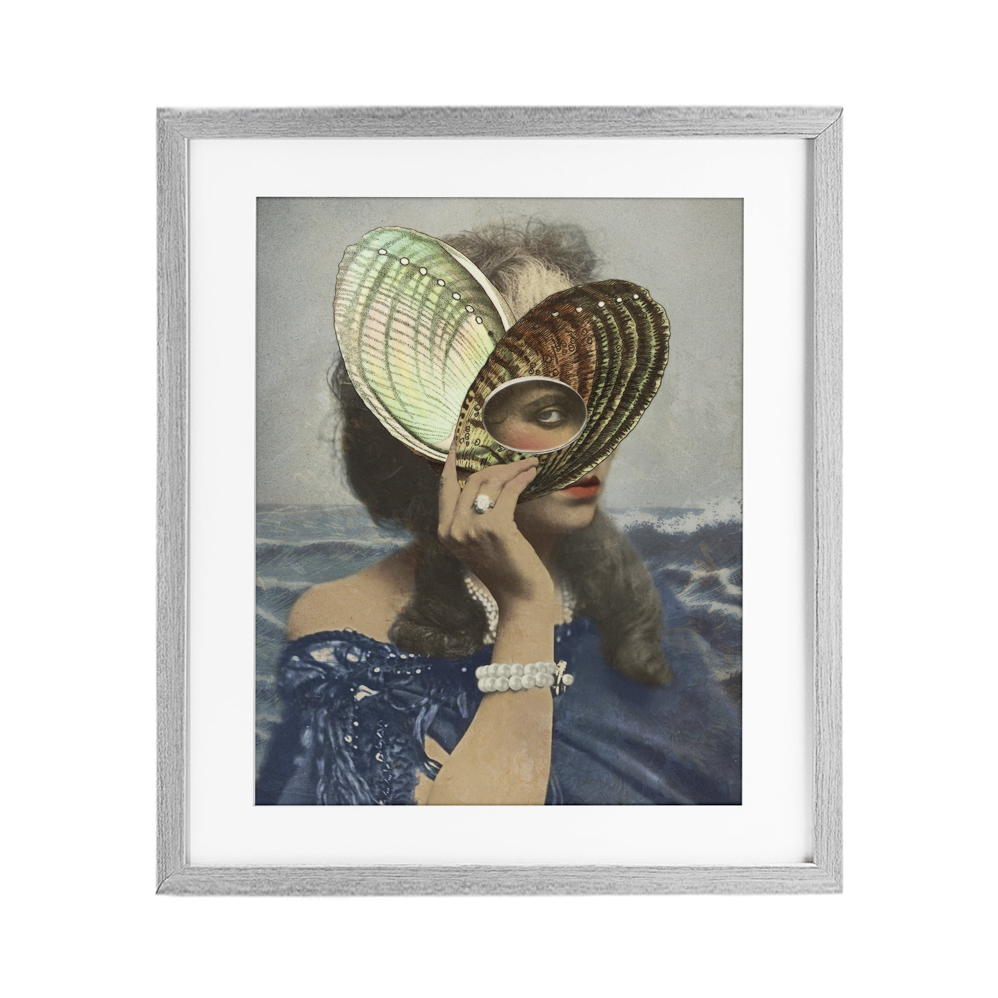 Stupell Industries Portrait of Naturalist Gray Framed Print Under Glass, design by Victoria Barnes