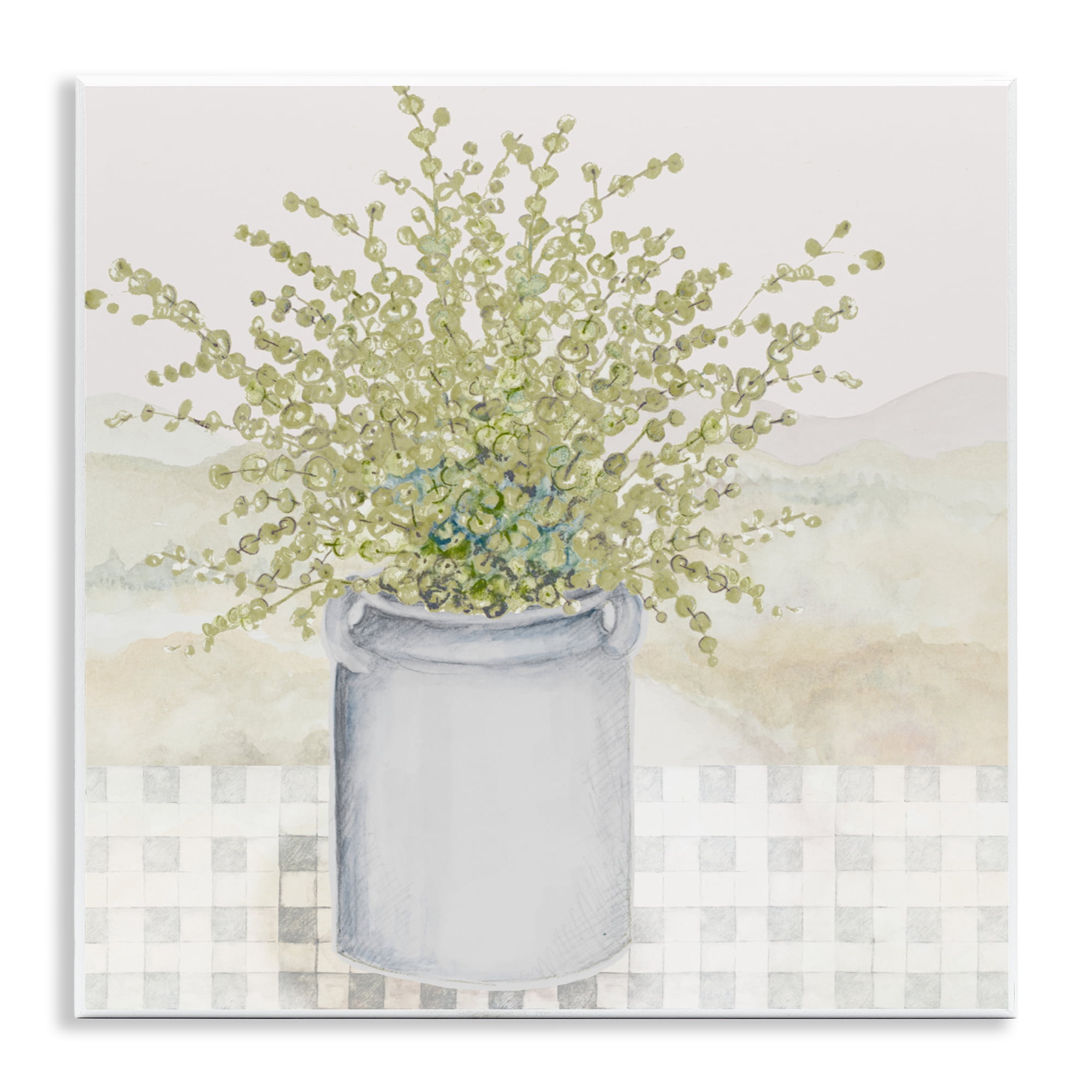 Stupell Industries Potted Farm Herbs Wall Plaque Art, design by Janice Gaynor