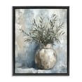 thumbnail image 1 of Stupell Industries Potted Olive Branches Botanical & Floral Painting Black Floater Framed Canvas Art Print Wall Art, 17 x 21, 1 of 10