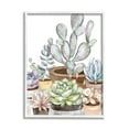 thumbnail image 1 of Stupell Industries Potted Succulent Modern Living Room Still life Plants, 16 x 20, Design by Ziwei Li, 1 of 7