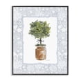 thumbnail image 1 of Stupell Industries Traditional Potted Topiary with Ribbon Black Framed Giclee Art, 16 x 20, by Carol Robinson, 1 of 8