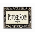 thumbnail image 1 of Stupell Industries Powder Room Black and Beige Bathroom Framed Wall Art by Jo Moulton, 1 of 7