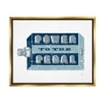 thumbnail image 1 of Stupell Industries Power To Pedal Cycling Transportation Painting Gold Floater Framed Art Print Wall Art, 21 x 17, 1 of 9