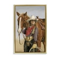 Stupell Industries Powerful Female Cowgirl Animals & Insects Painting