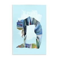 Stupell Industries Powerful Yoga Stretch Sports Painting Unframed Art Print Wall Art, 10 x 15