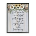 thumbnail image 1 of Stupell Industries Praise Name of God Sentiment Autumn Flowers, 24 x 30,Design by Ashley Justice, 1 of 5