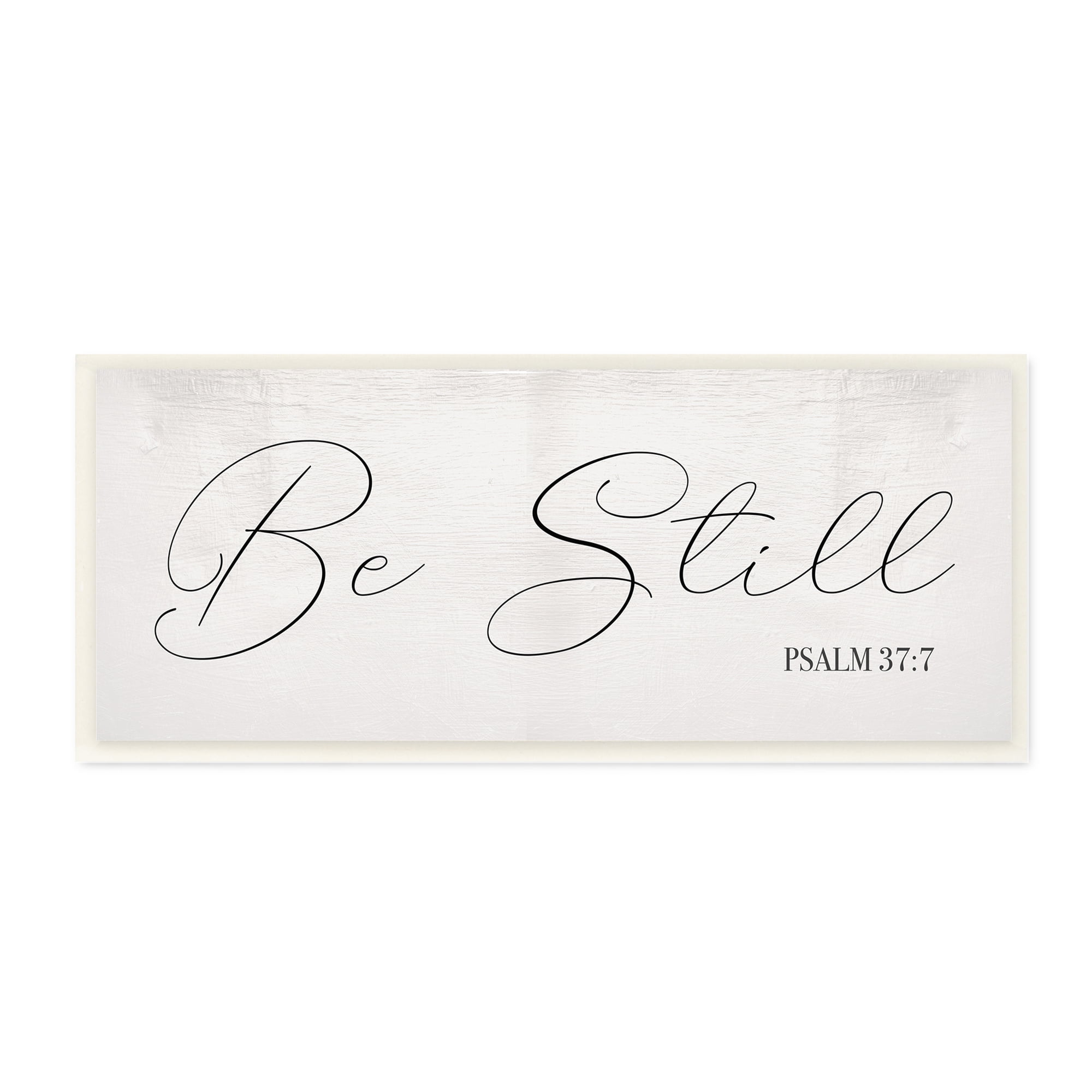 Stupell Industries Pray Wait Trust Phrase Peaceful Eucalyptus Branches Inspirational Painting Gallery Wrapped Canvas Art Print Wall Art, 20 x 48