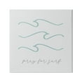 thumbnail image 1 of Stupell Industries Pray for Surf Nautical Beach Phrase Tranquil Waves, 17 x 17,Design by Daphne Polselli, 1 of 7
