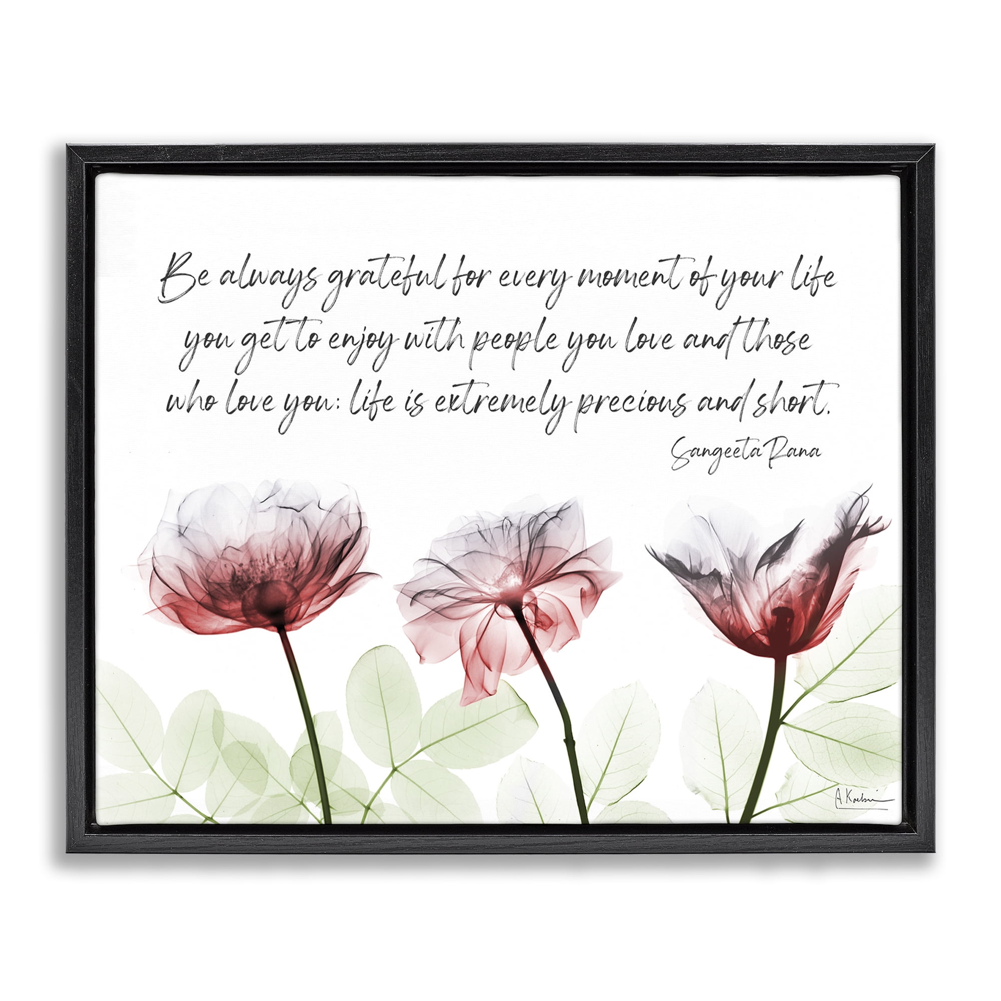 Stupell Industries Precious Faith Quote Religious Painting Black Floater Framed Art Print Wall Art, 31 x 25
