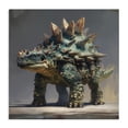 thumbnail image 1 of Stupell Industries Cottage Prehistoric Ankylosaurus Portrait Canvas Art, 17 x 17, by Wumples, 1 of 8