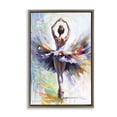 thumbnail image 1 of Stupell Industries Prelude to Passion Ballet Entertainment Painting Brown Floater Framed Canvas Art Print Wall Art, 17 x 25, 1 of 10