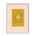 thumbnail image 1 of Stupell Industries Press For Cabana Boy Witty Pink Text Button Framed Wall Art, 24 x 30, Design by Jen Bucheli, 1 of 5