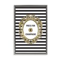 thumbnail image 1 of Stupell Industries Art Deco Press For Champagne Celebration Gray Floating Frame Canvas Art, 21 x 31, by Martina Pavlova, 1 of 8