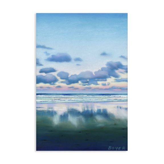 Stupell Industries Pretty Azure Cloud Reflection Canvas Wall Art, design by Susy Boyer