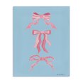 thumbnail image 1 of Stupell Industries Glam Pretty Bows on Blue Canvas Art, 16 x 20, by Farida Zaman, 1 of 7