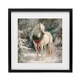 thumbnail image 1 of Stupell Industries Farmhouse Pretty Christmas Mare Black Framed Print Under Glass, 13 x 13, by Tina LeCour, 1 of 8