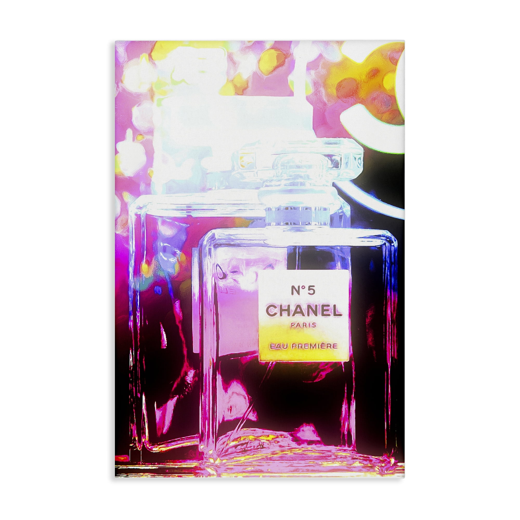 Stupell Industries Pretty In Pink Perfume Fashion Painting Wrapped Canvas Art Print Wall Art, 16 x 24