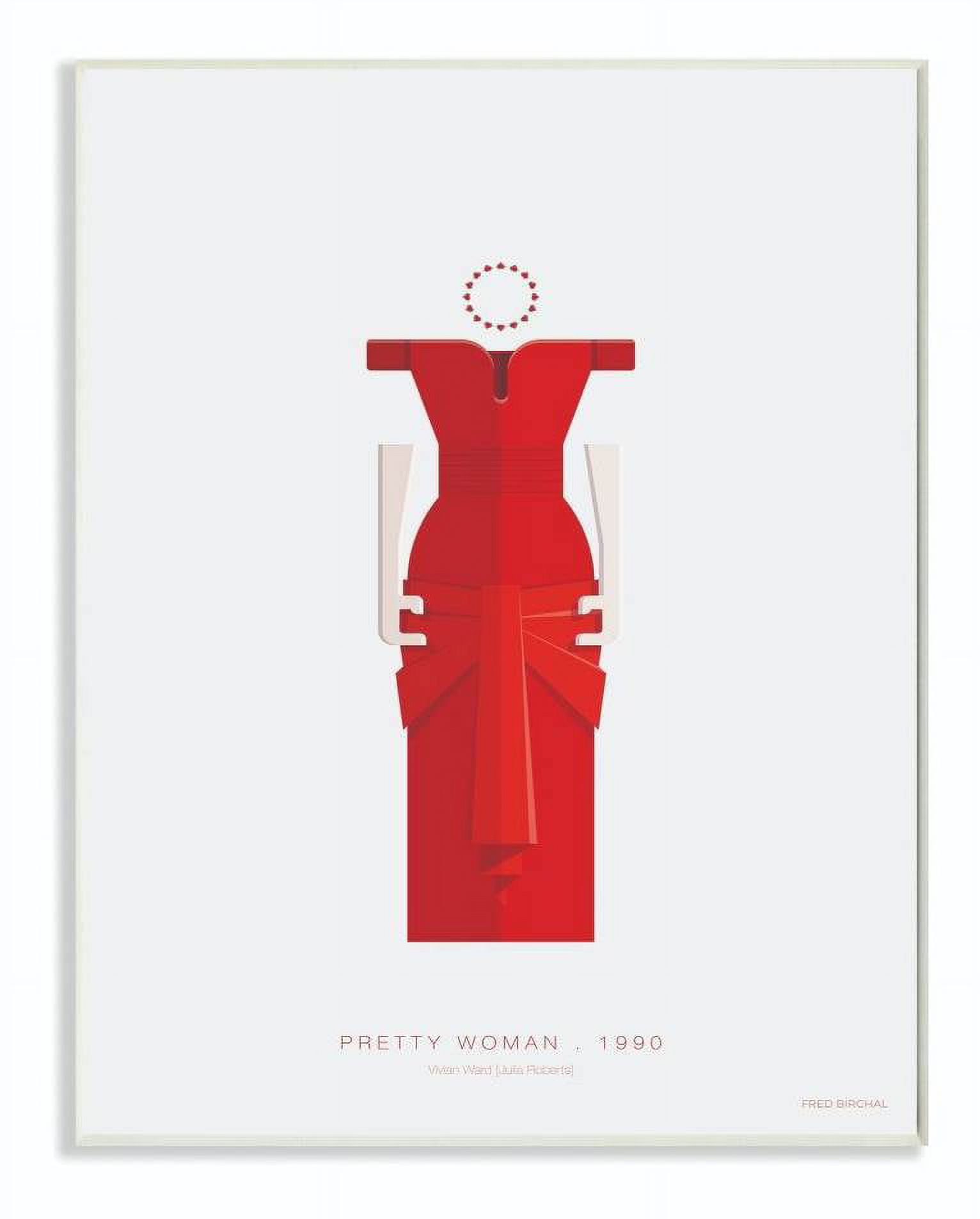 Stupell Industries Pretty Woman Famous People Characters Fashion Design Wall Plaque by Fred Birchal
