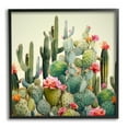 thumbnail image 1 of Stupell Industries Prickly Cactus Blooms Botanical & Floral Painting Black Framed Art Print Wall Art, 24 x 24, 1 of 9