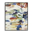 thumbnail image 1 of Stupell Industries Modern Primary Hued Abstraction Black Framed Giclee Art, 16 x 20, by Lisa Ridgers, 1 of 8