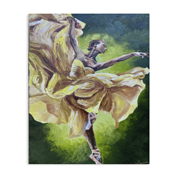 Stupell Industries Art Deco Primavera Ballet Dancer Canvas Art, 16 x 20, by Lauren Luna