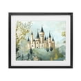 thumbnail image 1 of Stupell Industries Eclectic Princess' Castle View Black Framed Print Under Glass, 16 x 13, by Christine Simpson Art, 1 of 8