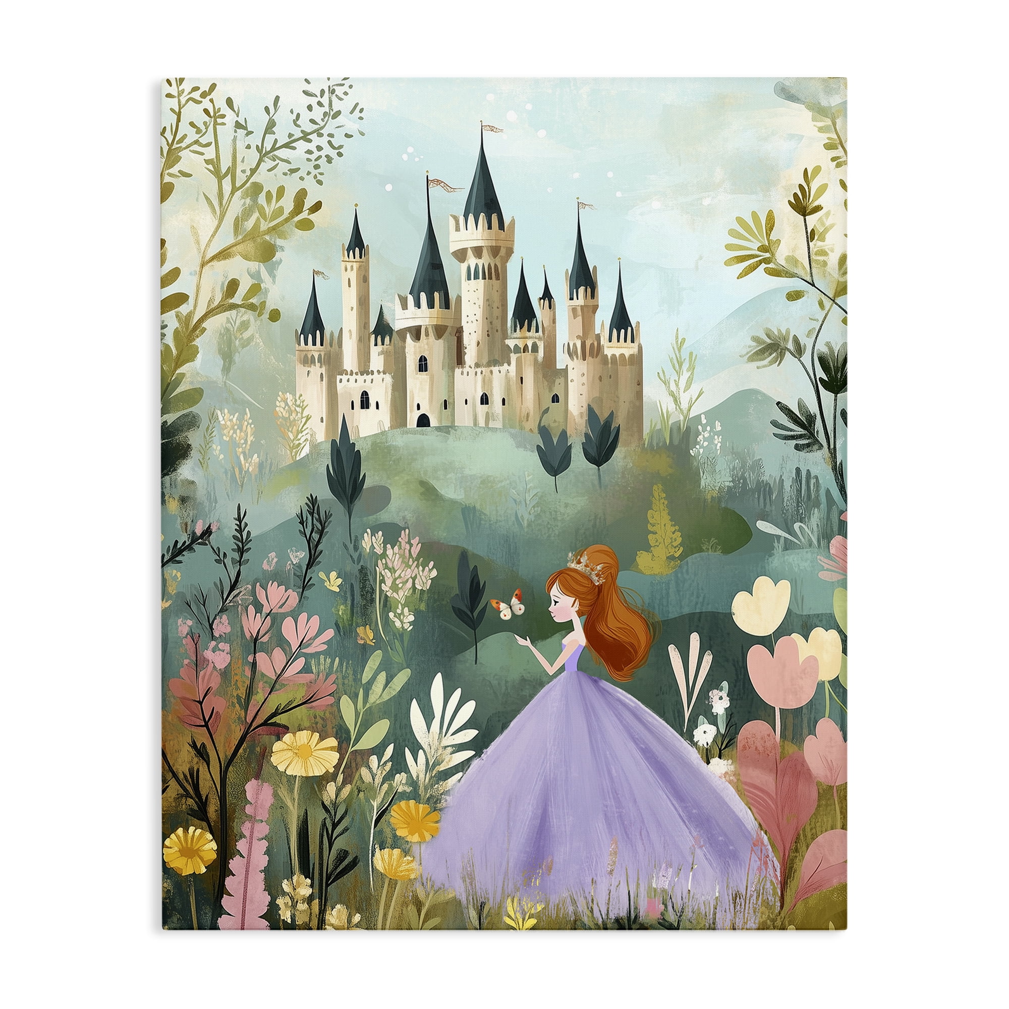 Stupell Industries Princess Day Out Canvas Wall Art, design by Christine Simpson Art