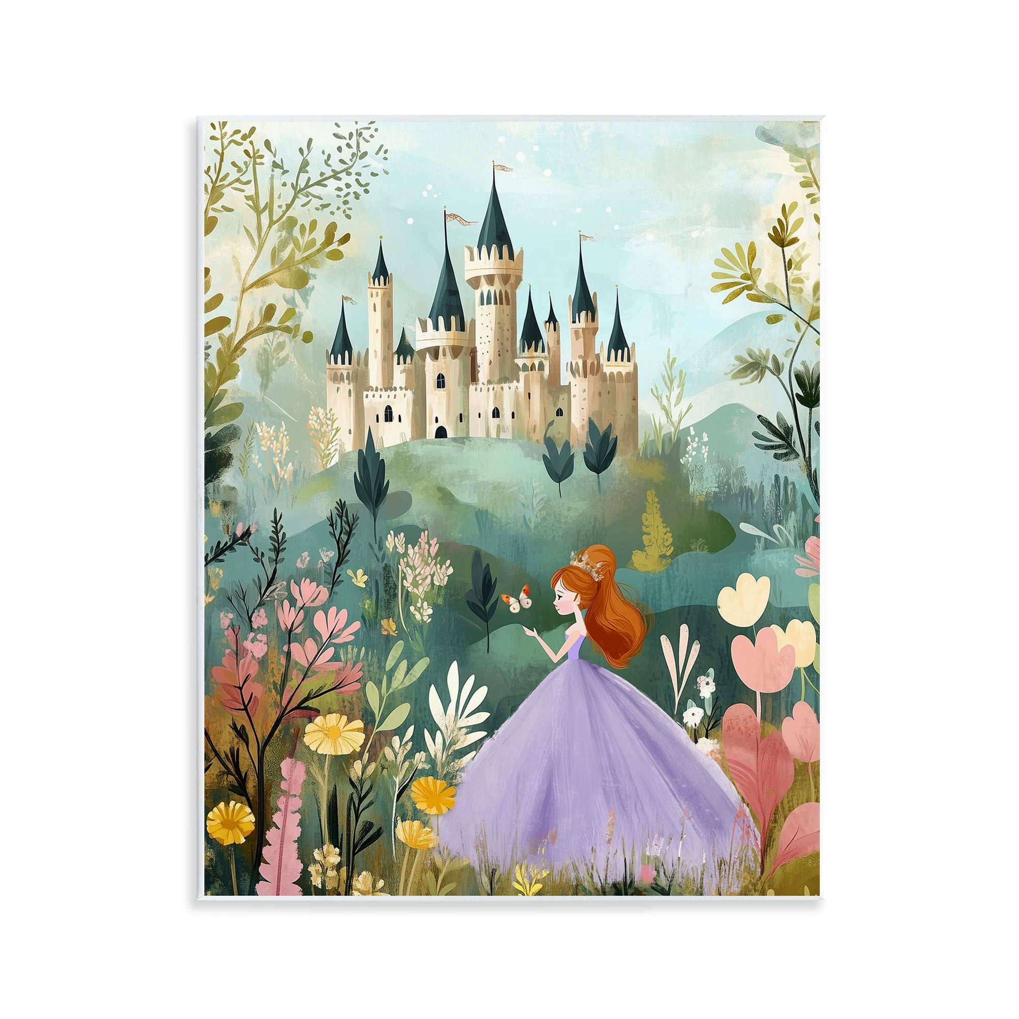 Stupell Industries Princess Day Out Wall Plaque Art, design by Christine Simpson Art