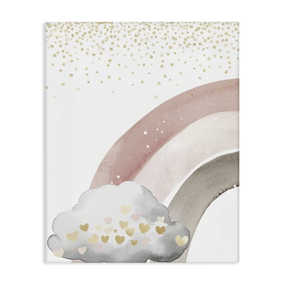 Stupell Industries Princess Dreams Rainbow Canvas Wall Art, design by Christine Simpson Art