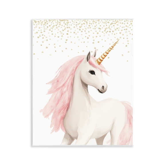 Stupell Industries Princess Dreams Unicorn Wall Plaque Art, design by Christine Simpson Art