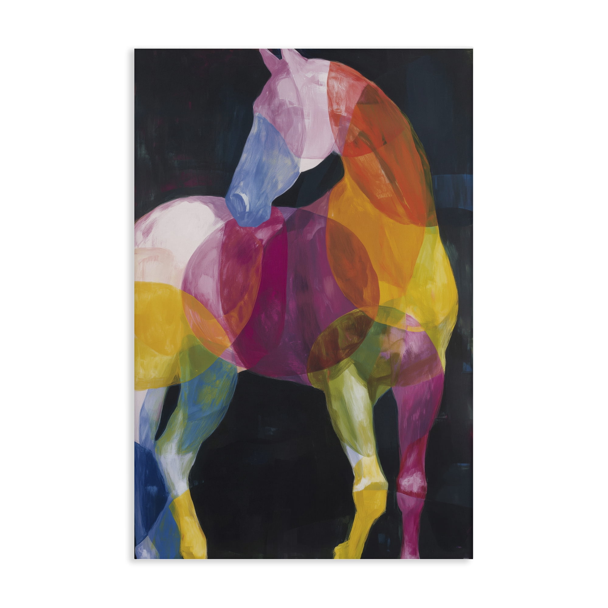 Stupell Industries Prism Horse Abstraction Canvas Wall Art, design by Chromatic Storm Studio