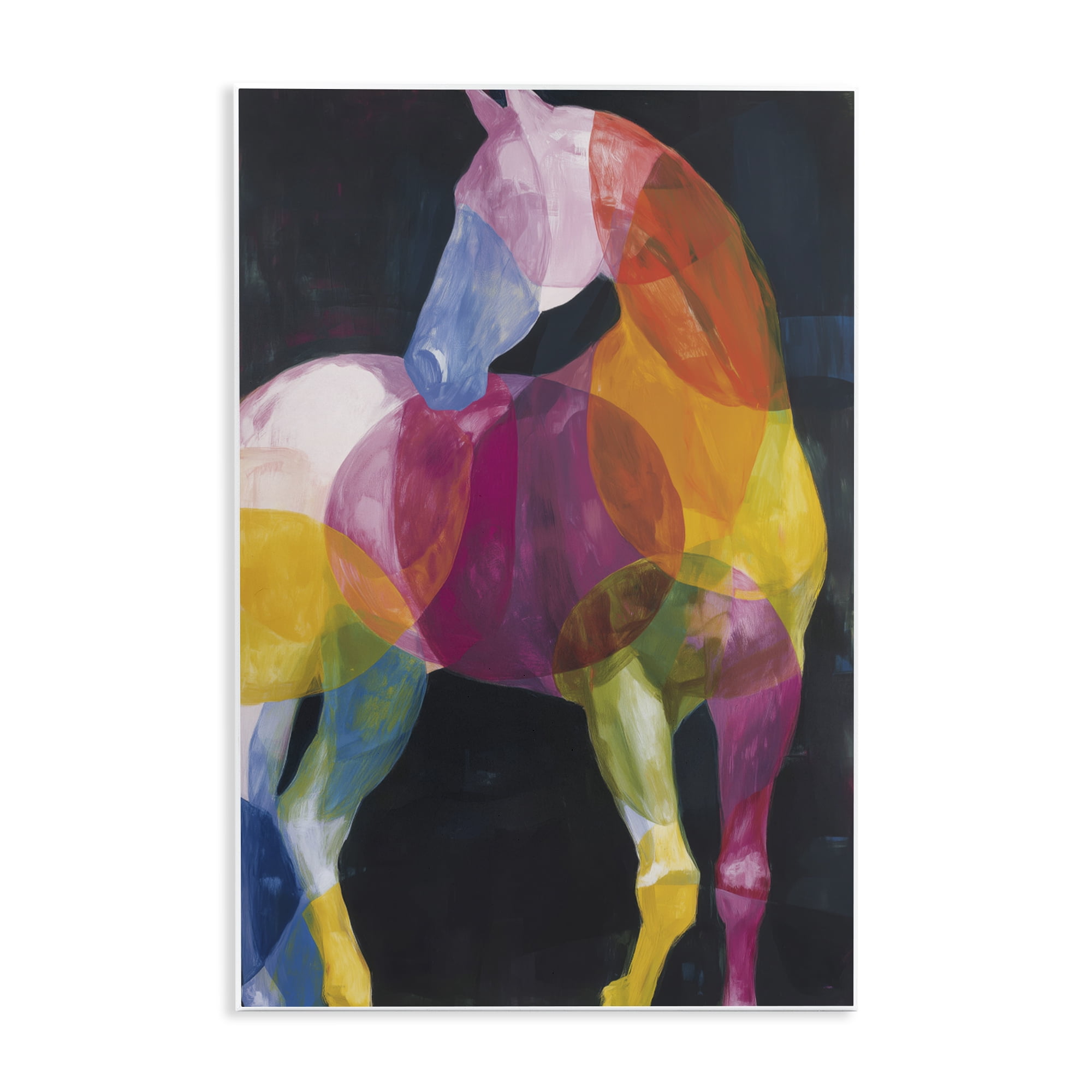 Stupell Industries Prism Horse Abstraction Wall Plaque Art, design by Chromatic Storm Studio