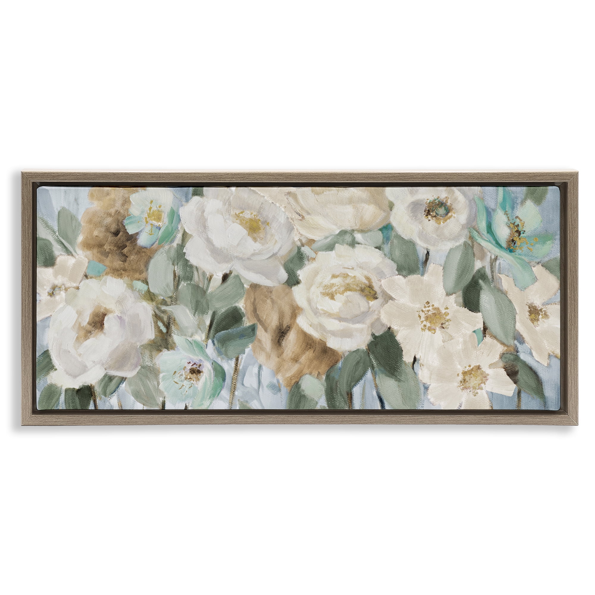 Stupell Industries Promise of Giverny Brown Framed Floater Canvas Wall Art, design by Lanie Loreth