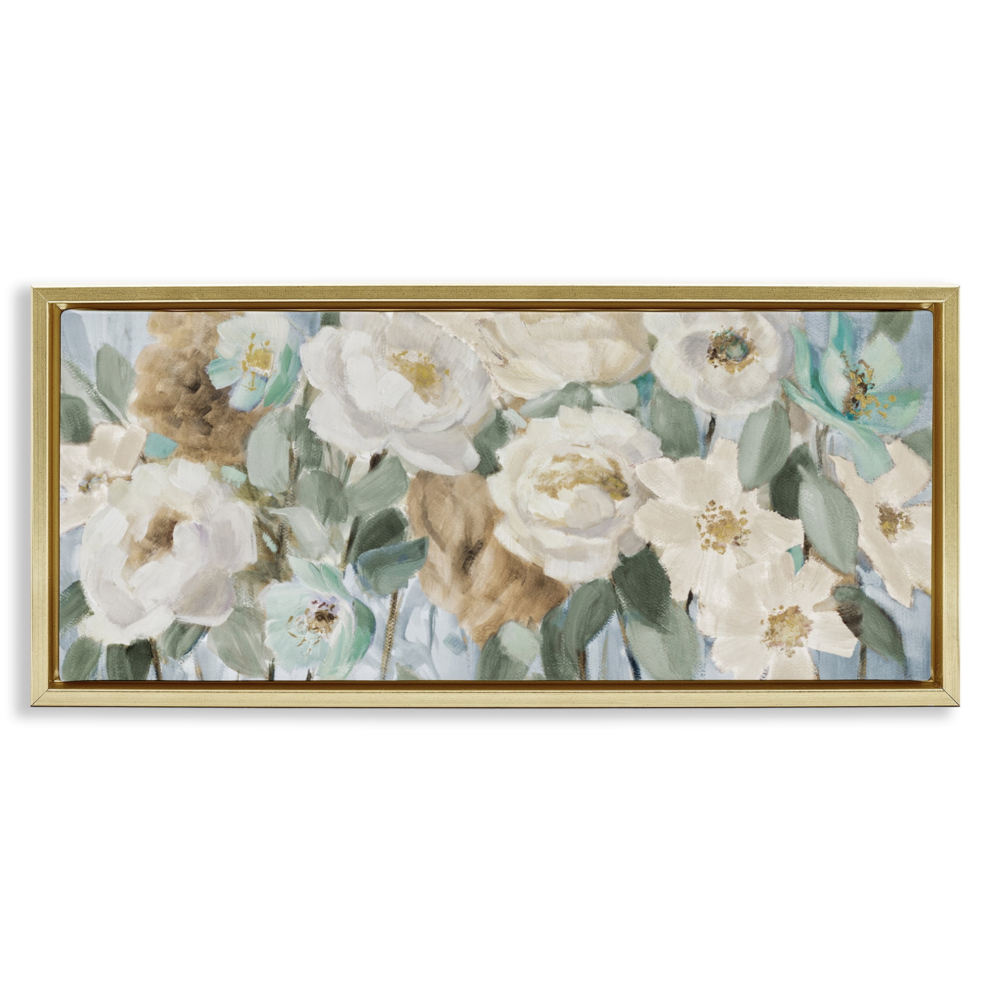Stupell Industries Promise of Giverny Gold Framed Floater Canvas Wall Art, design by Lanie Loreth