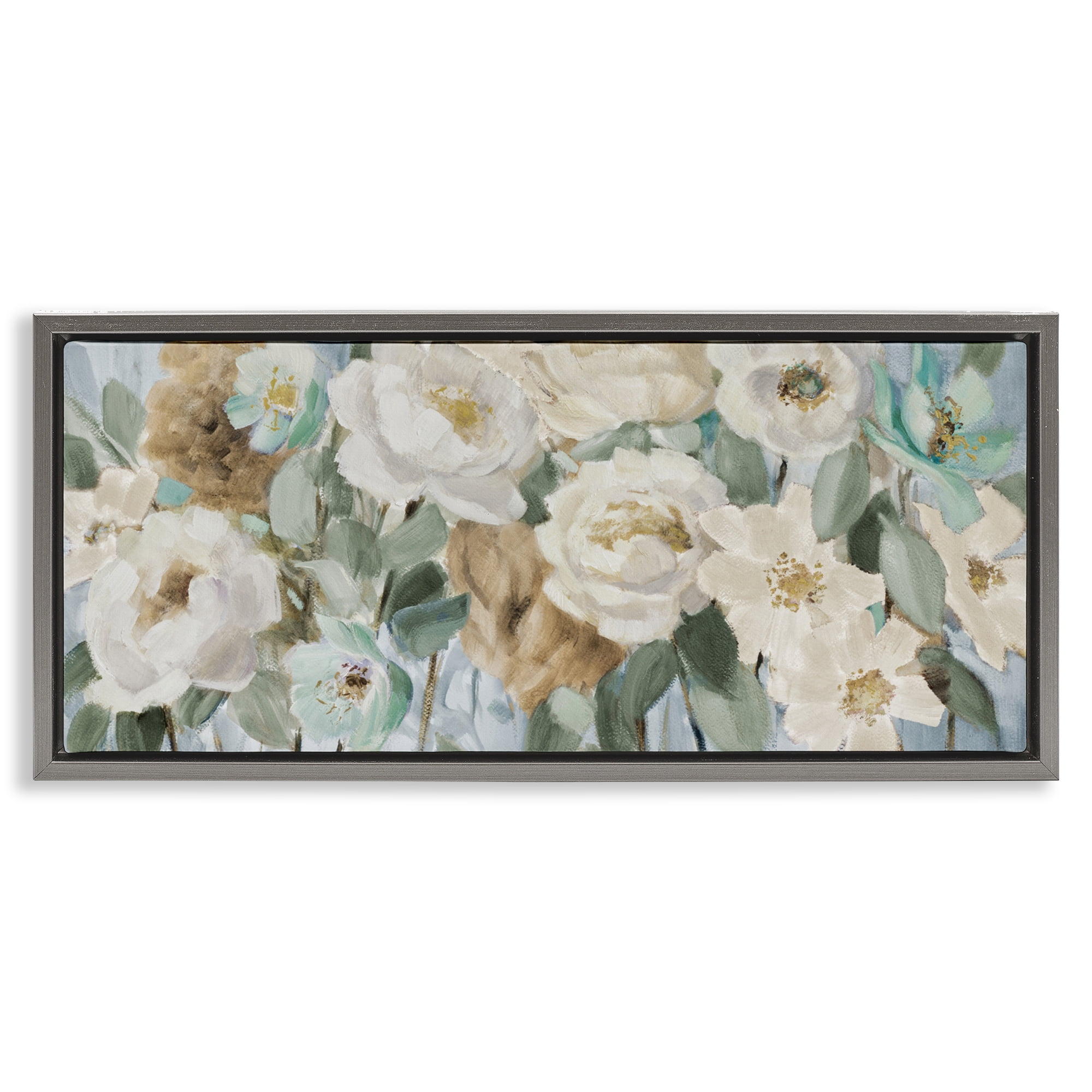 Stupell Industries Promise of Giverny Gray Framed Floater Canvas Wall Art, design by Lanie Loreth