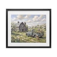 thumbnail image 1 of Stupell Industries Rustic Lodge Proud Dog by Truckload of Flowers Black Framed Print Under Glass, 21 x 17, by Tabz Jones, 1 of 8