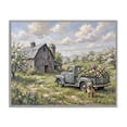 thumbnail image 1 of Stupell Industries Rustic Lodge Proud Dog by Truckload of Flowers Gray Framed Giclee Art, 14 x 11, by Tabz Jones, 1 of 8